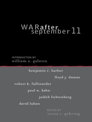 cover image of War after September 11